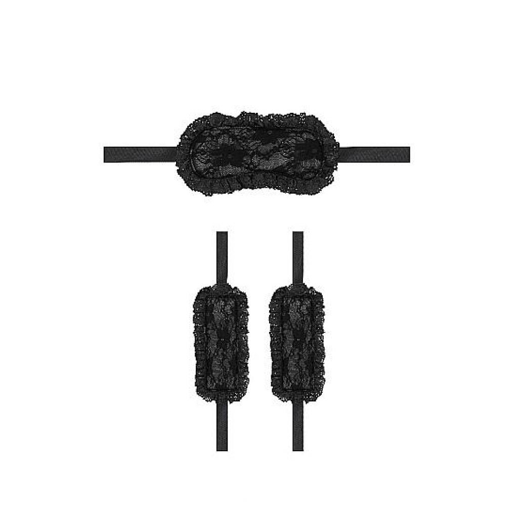 Introductory Bondage Kit #7 - Black Restraint Set