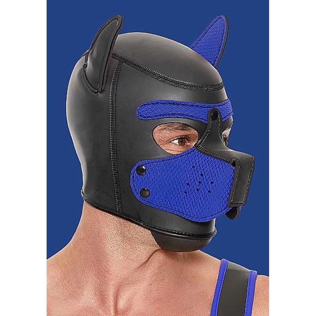 Ouch! Neoprene Puppy Hood Blue - Hoods & Goggles