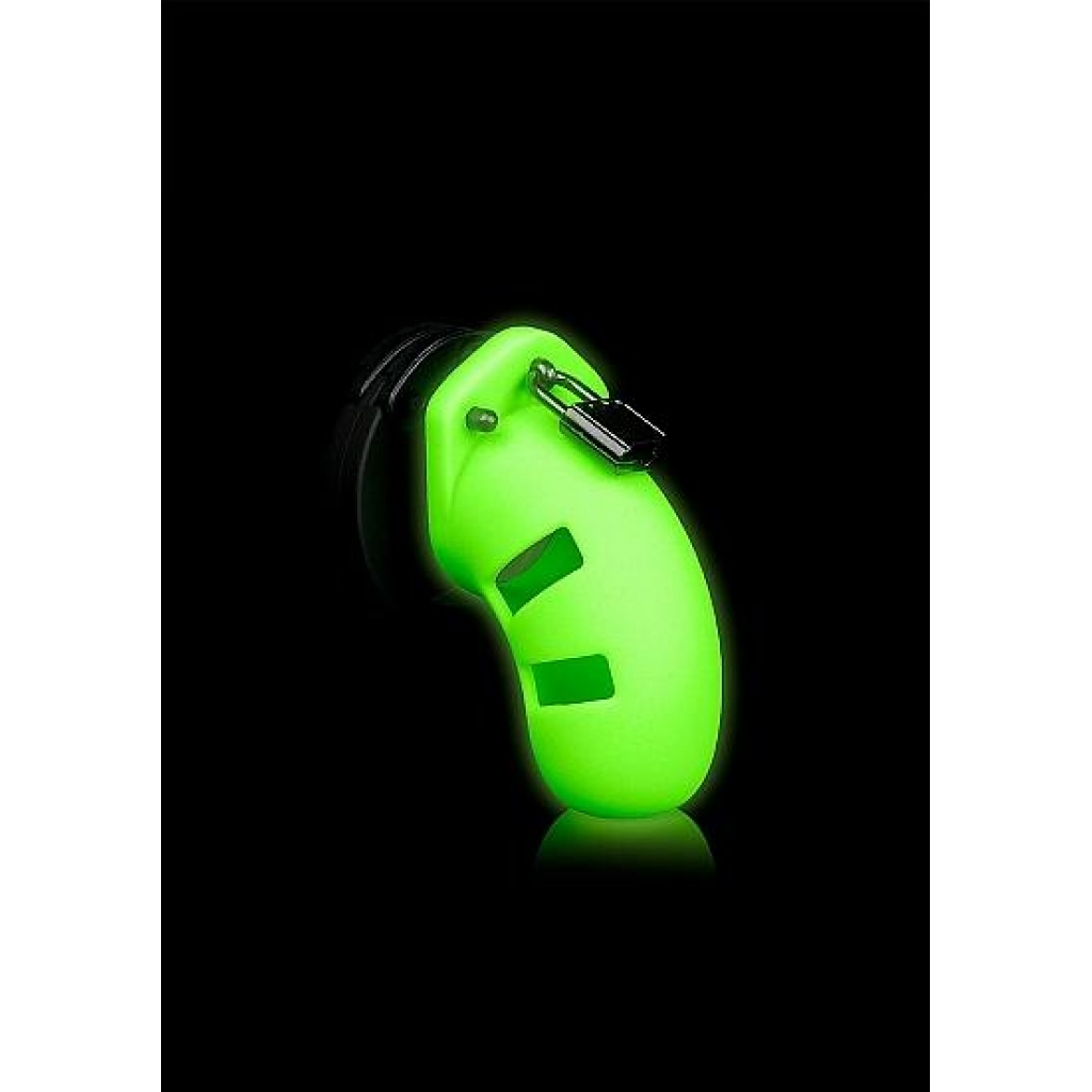 Glow Model 20 Cock Cage 3.5 In Glow In The Dark - Chastity & Cock Cages