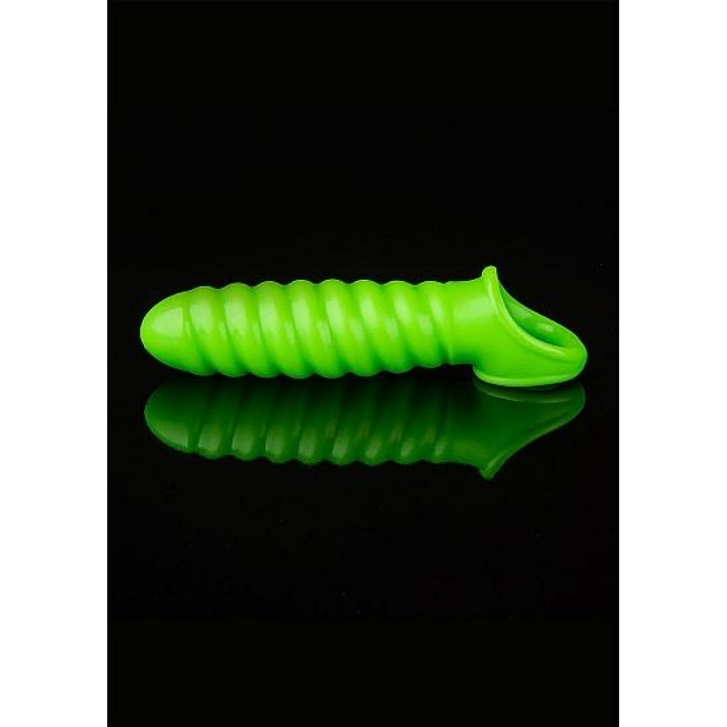 Glow Swirl Stretchable Penis Sheath - Penis Sleeves & Enhancers
