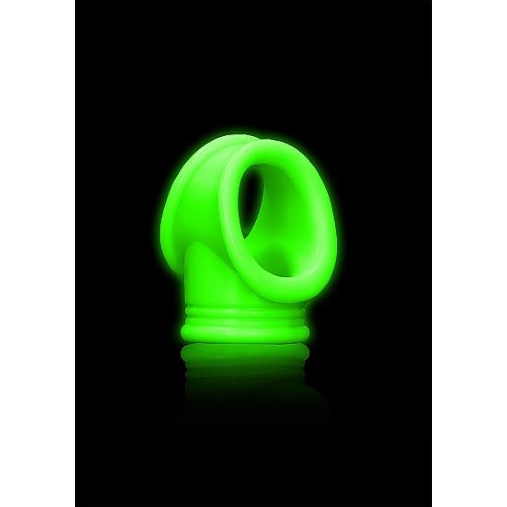 Glow Cock Ring & Ball Strap Glow In The Dark - Mens Cock & Ball Gear