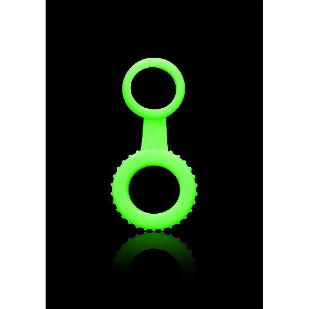 Glow Cock Ring & Ball Strap Glow In The Dark - Mens Cock & Ball Gear
