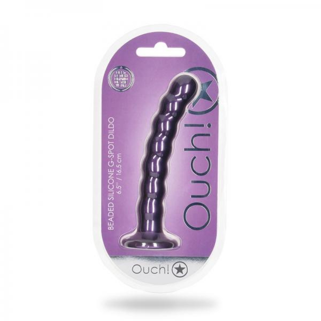 Ouch! Beaded Silicone G-Spot Dildo