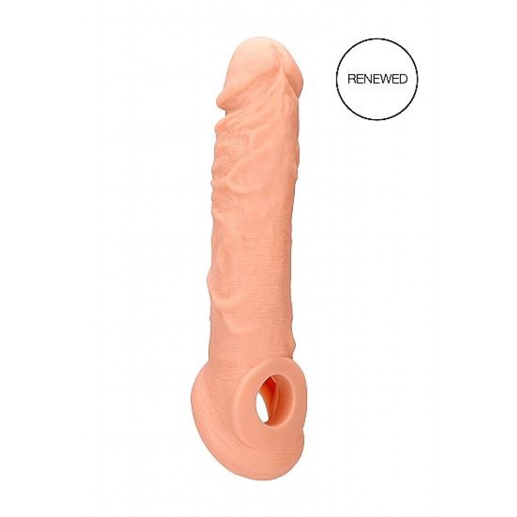 Realrock Penis Sleeve 8in Flesh - Penis Sleeves & Enhancers