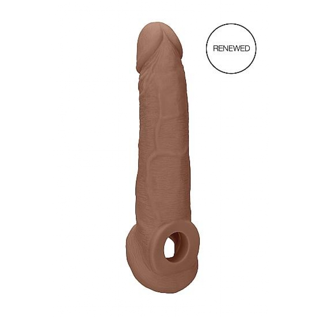 Realrock Penis Sleeve 9in Tan - Penis Extensions