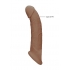 Realrock Penis Sleeve 9in Tan - Penis Extensions