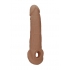 Realrock Penis Sleeve 9in Tan - Penis Extensions