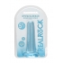 Realrock Non Realistic Dildo W Suction Cup 5.3in Blue - Realistic Dildos & Dongs