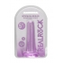 Realrock Non Realistic Dildo W Suction Cup 5.3in Purple - Realistic Dildos & Dongs