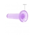 Realrock Non Realistic Dildo W Suction Cup 5.3in Purple - Realistic Dildos & Dongs
