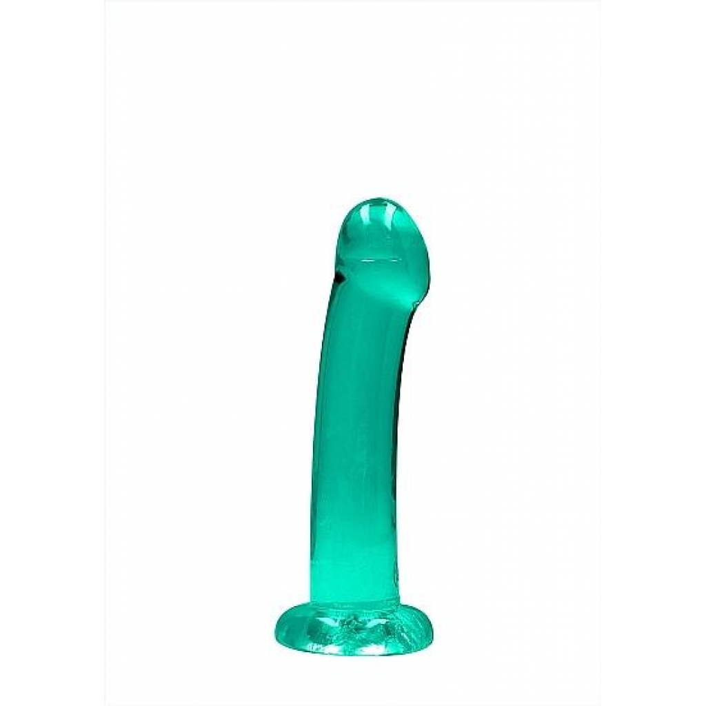 Realrock Non-Realistic Dildo with Suction Cup - Turquoise