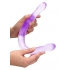 Realrock Non Realistic Double Dong 17in Purple - Double Dildos