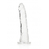 Realrock Slim Dildo 6-inch Transparent