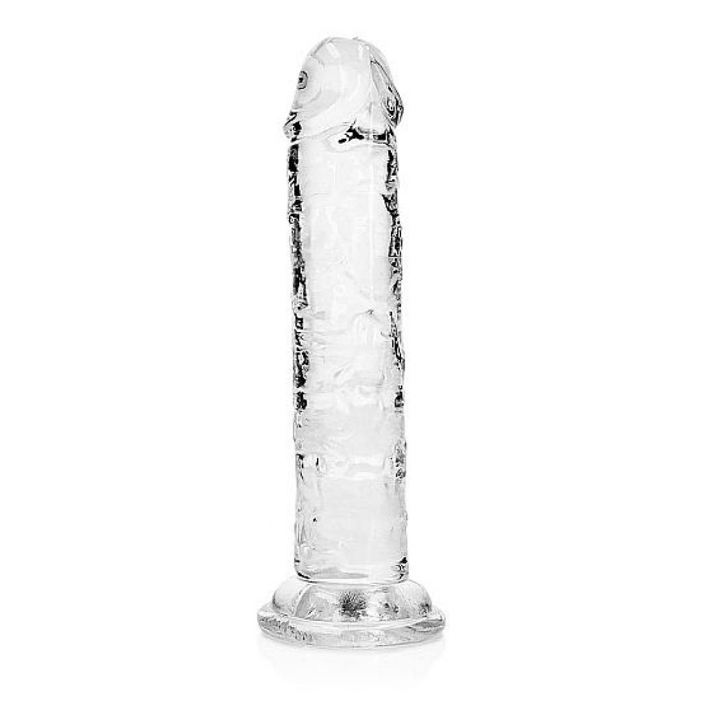 Realrock Straight Realistic 6 In Dildo Transparent - Realistic Dildos & Dongs