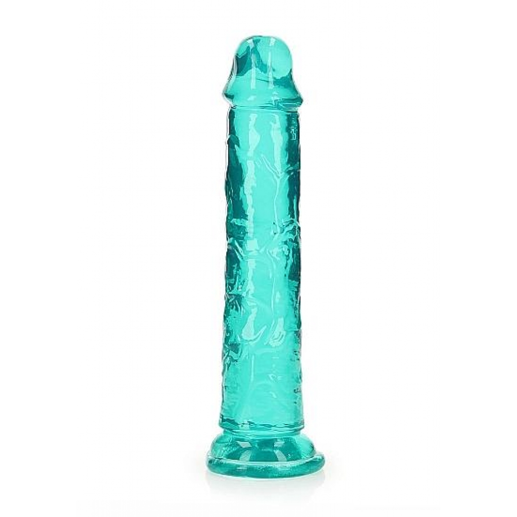 Realrock Straight Realistic Dildo - 7 Inch Turquoise