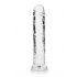 Realrock Straight Realistic 9 In Dildo Transparent - Realistic Dildos & Dongs