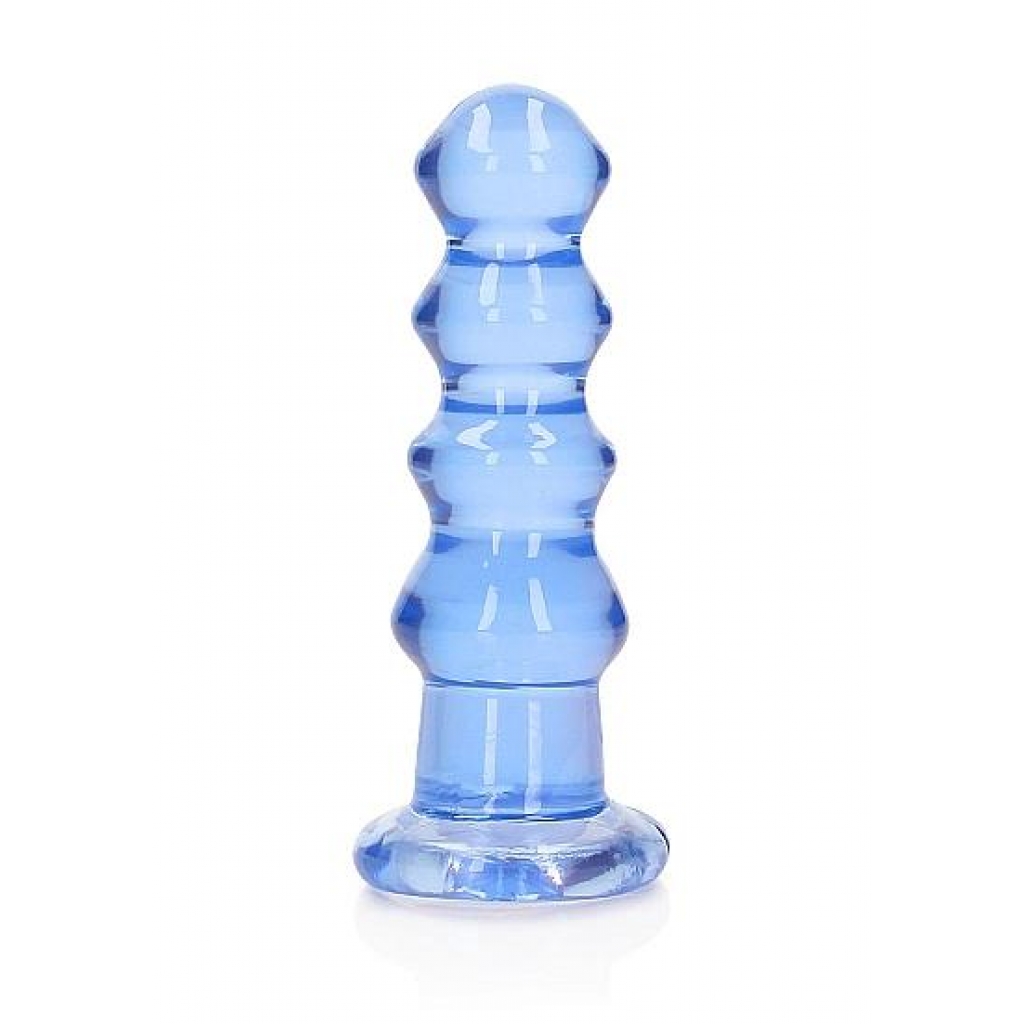 Realrock Curvy Dildo Or Butt Plug 5.5in Blue - Realistic Dildos & Dongs