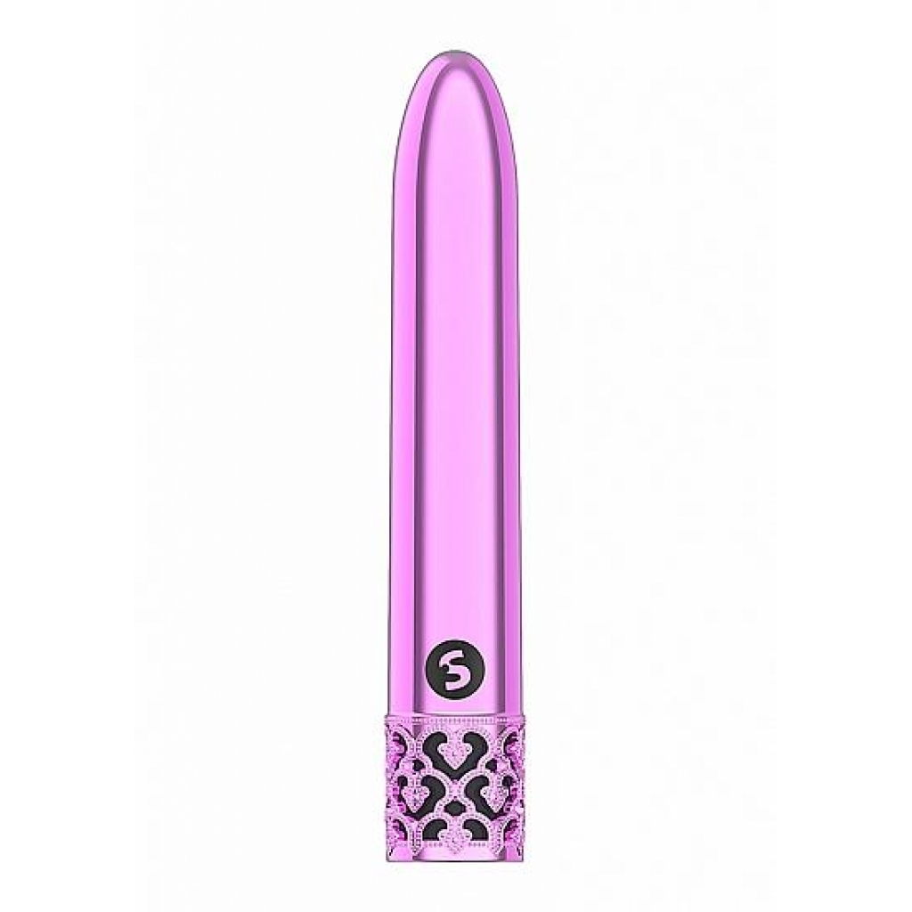 Royal Gems Shiny Pink Abs Bullet Rechargeable