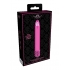 Royal Gems Shiny Pink Abs Bullet Rechargeable