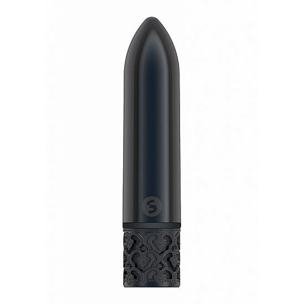 Royal Gems Glamor Powerful Bullet Rechargeable Gunmetal - Bullet Vibrators