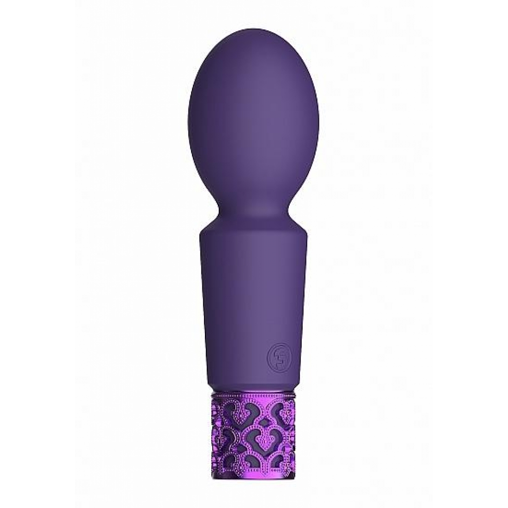 Royal Gems Brilliant Purple Rechargeable Silicone Bullet - Bullet Vibrators