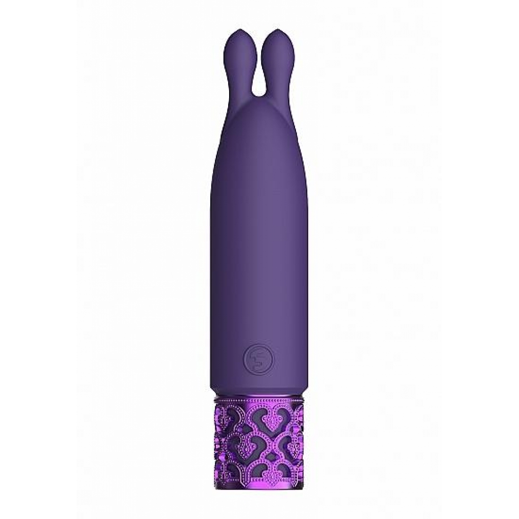 Royal Gems Twinkle Silicone Bullet Rechargeable Purple - Bullet Vibrators