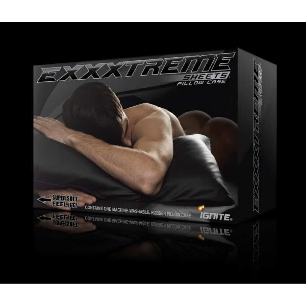 Exxxtreme Sheets Pillow Case King Black - Shapes, Pillows & Chairs