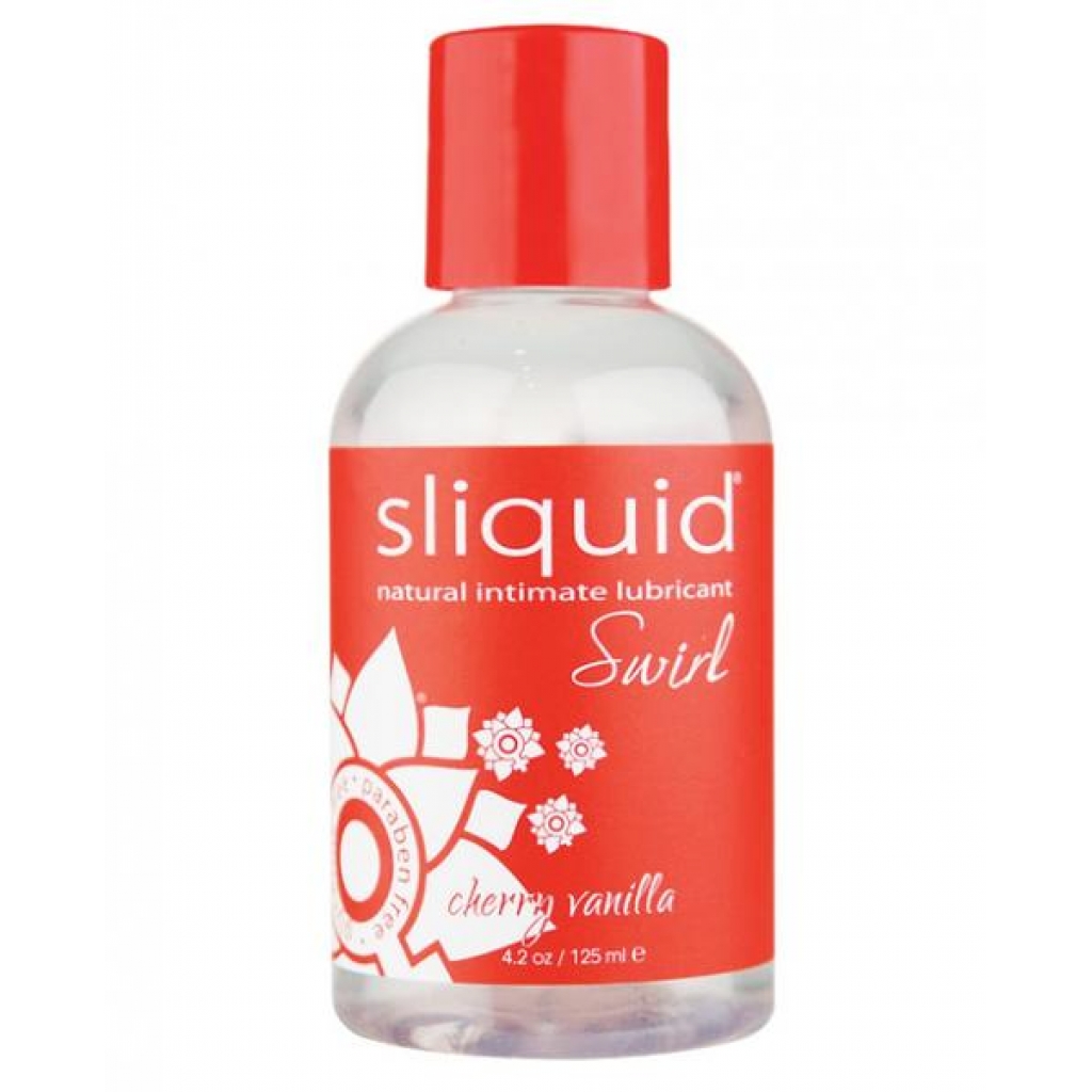 Sliquid Swirl Lubricant Cherry Vanilla 4.2oz - Lubricants