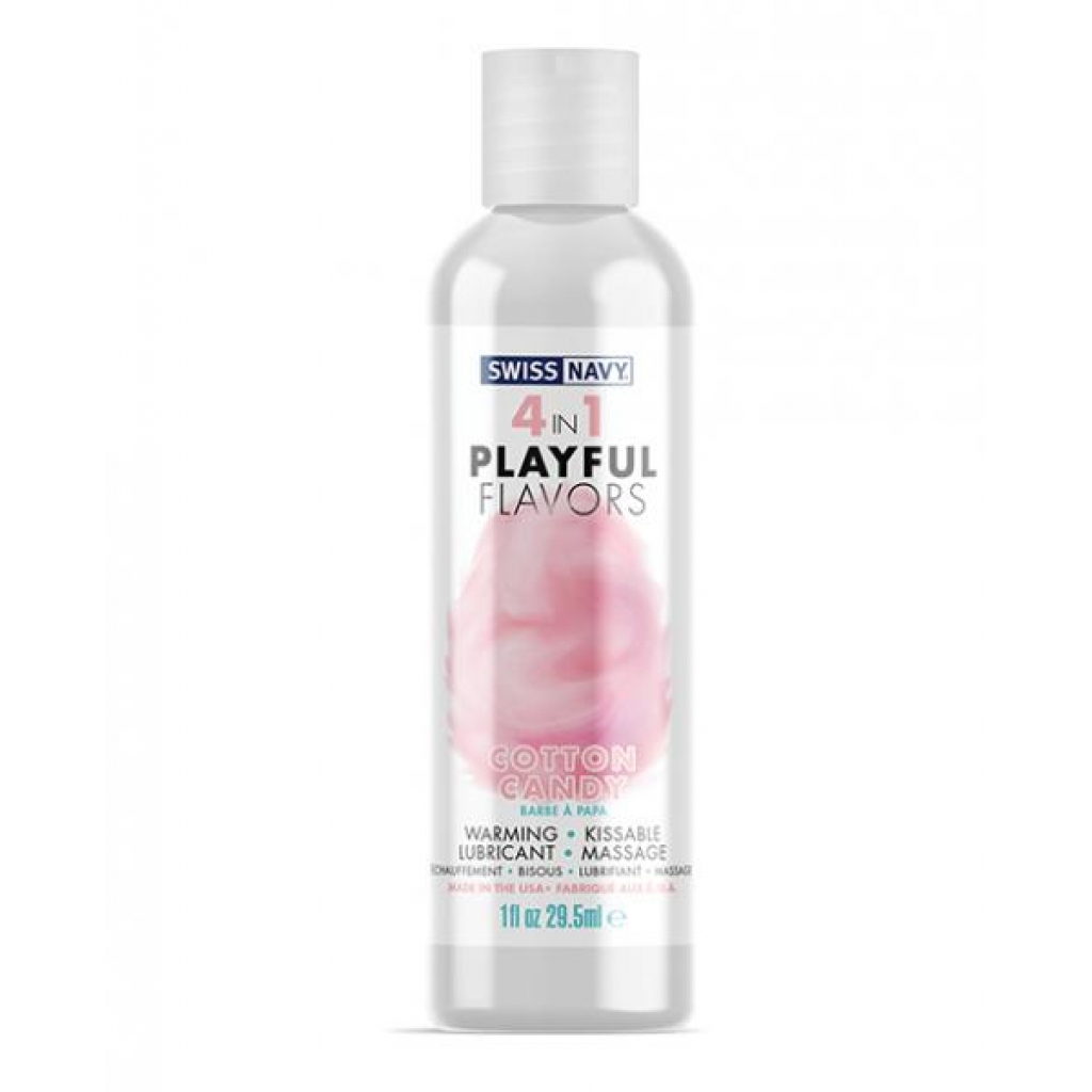 Swiss Navy 4 In 1 Playful Flavors Cotton Candy 1oz - Lubricants