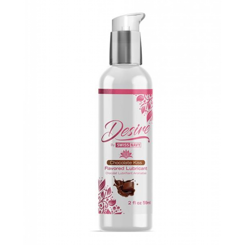 Swiss Navy Desire Chocolate Kiss Flavored Lube 2 Oz - Lubricants