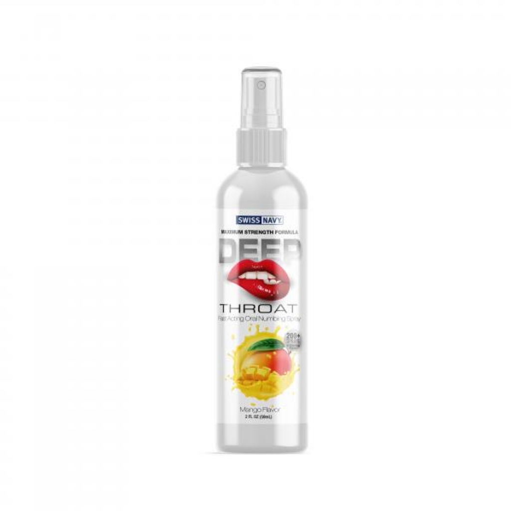 Swiss Navy Deep Throat Spray Mango 2 Oz - Oral Sex