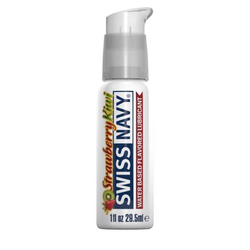 Swiss Navy Strawberry Kiwi Flavored Lube 1 fluid ounce - Lickable Body
