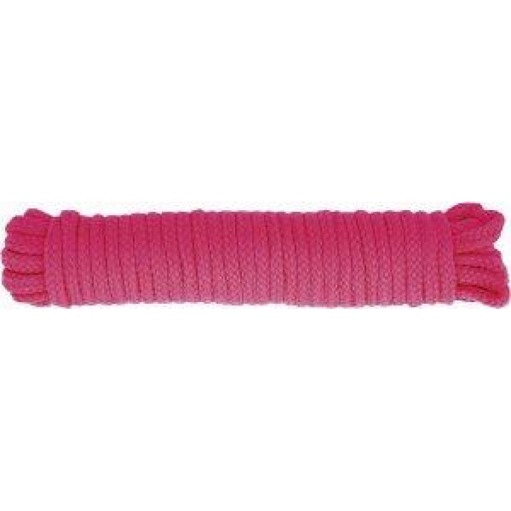 Bondage Soft Rope 33ft Pink - Rope, Tape & Ties