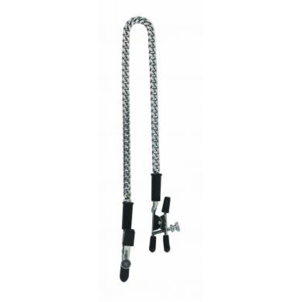Alligator Tip Clamp Adjustable Jewel Chain - Nipple Clamps