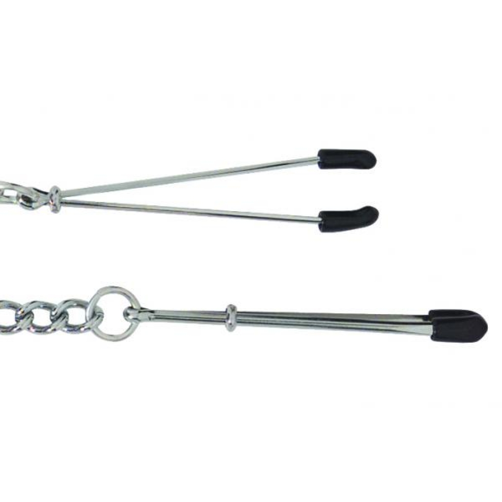 Adjustable Tweezer Clamps With Llink Chain - Nipple Clamps