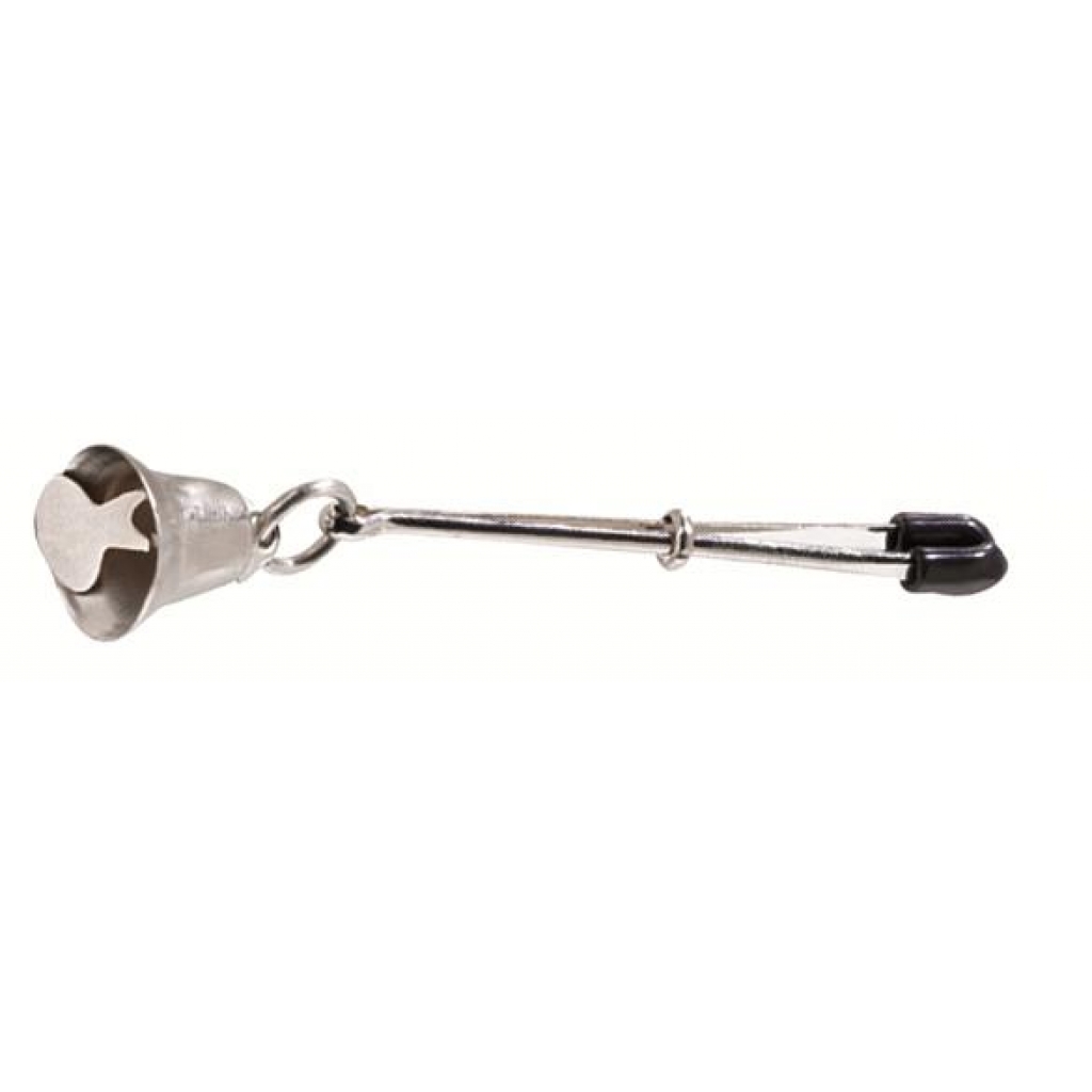 Bell Clit Clamp With Tweezer Tip - Silver - Jewelry