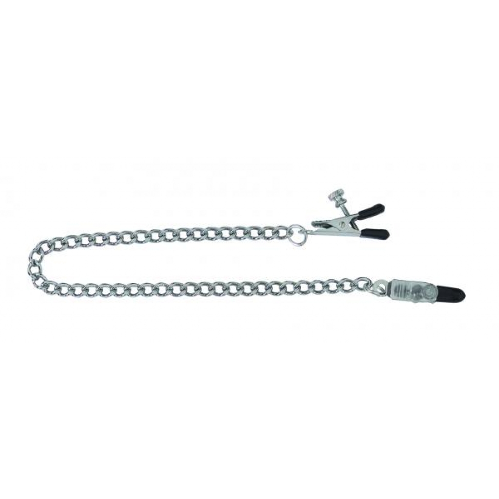 Adjustable Tapered Tip Nipple Clamps With Link Chain - Nipple Clamps