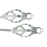 Endurance Butterfly Nipple Clamps With Jewel Chain Silver - Nipple Clamps