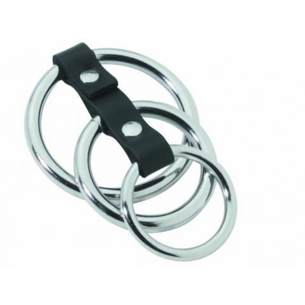 3 Ring Metal Gates - Chastity & Cock Cages