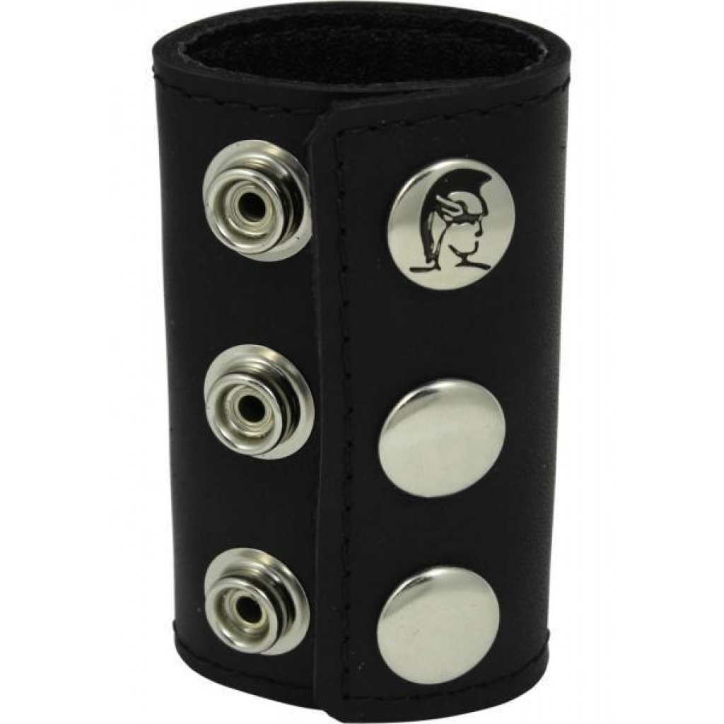 Ball Stretcher With Snaps 3 Inch - Black - Mens Cock & Ball Gear