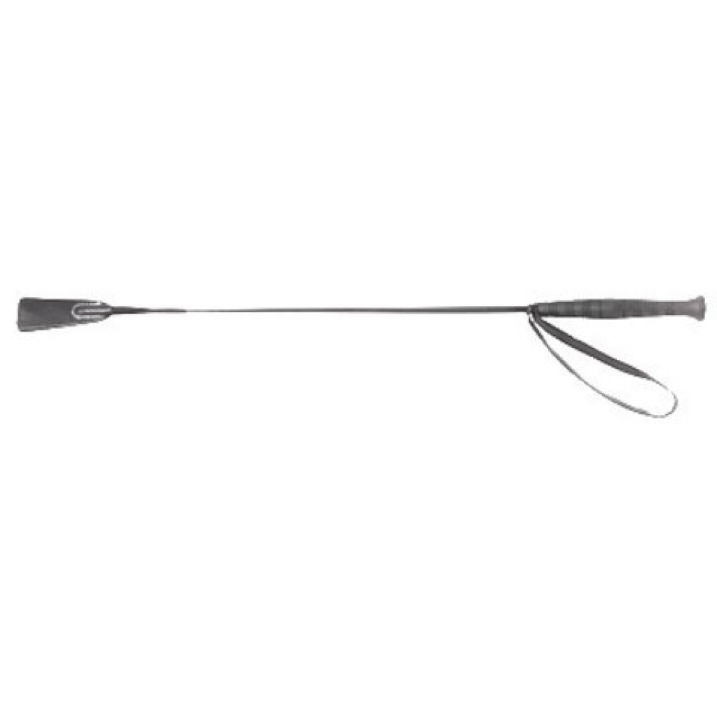 26 Inch Basic Riding Crop Black Leather - Crops