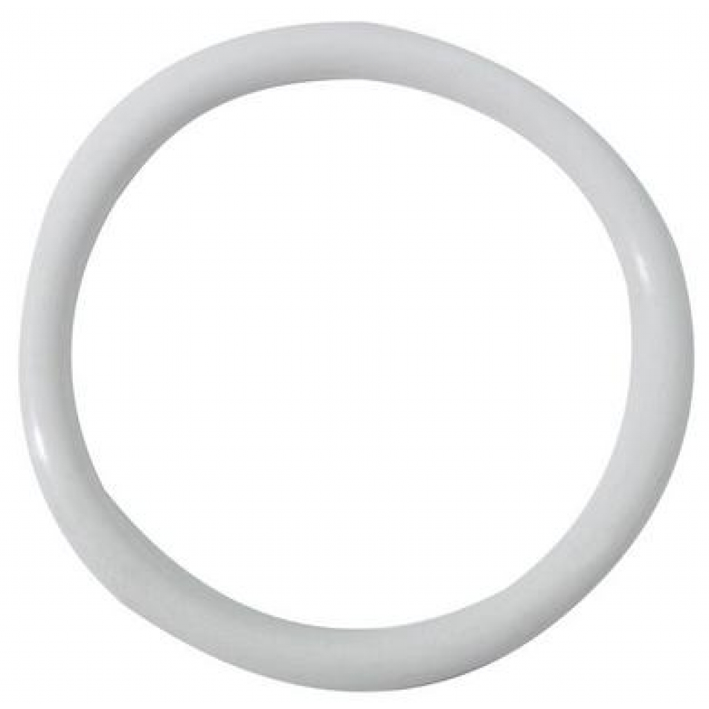 Rubber 2 inch C Ring - White - Classic Penis Rings
