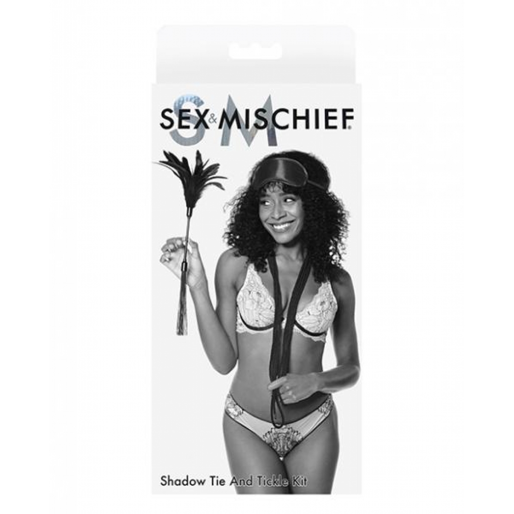 Sex & Mischief Shadow Tie & Tickle Kit - BDSM Kits