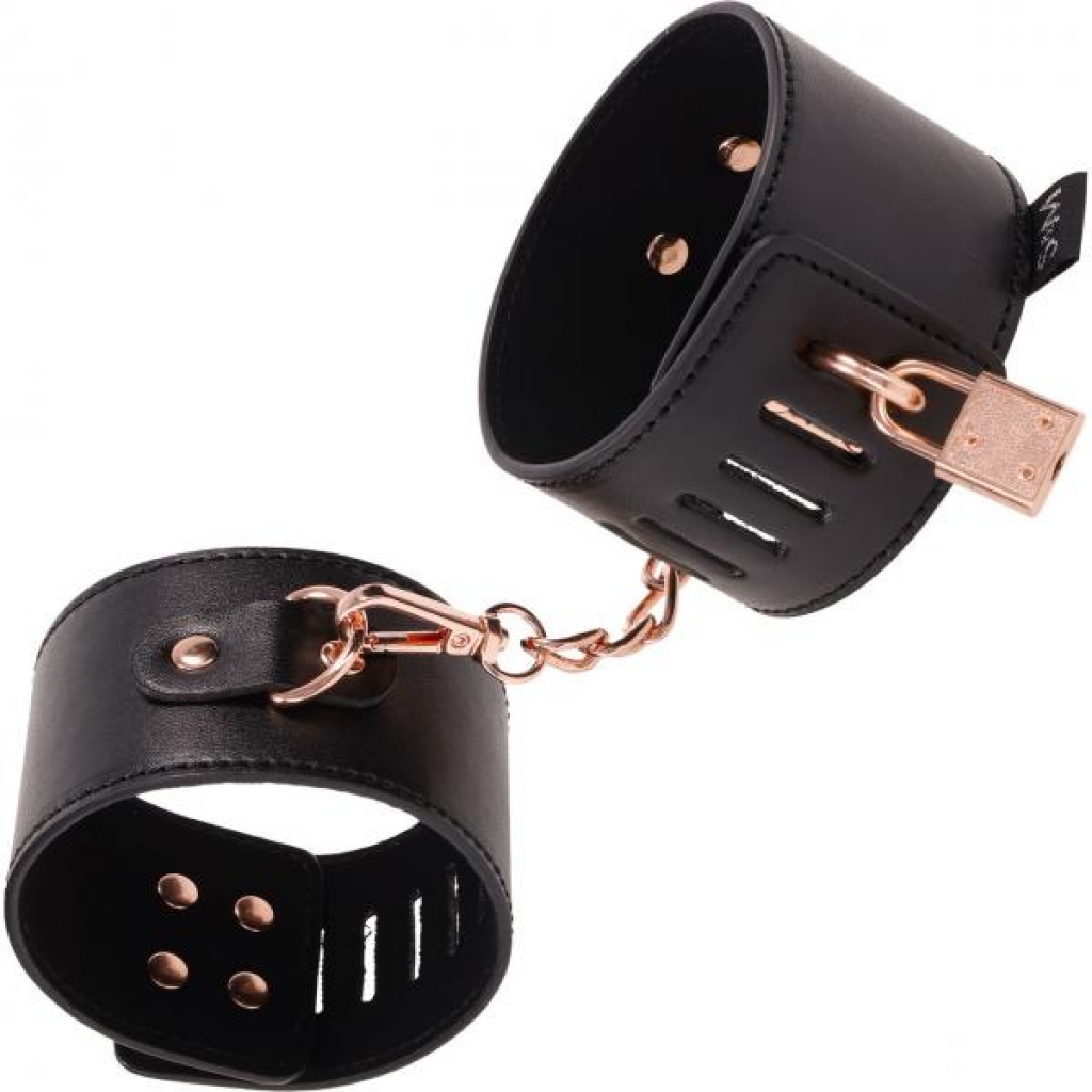 Sex & Mischief Brat Locking Cuffs - Handcuffs