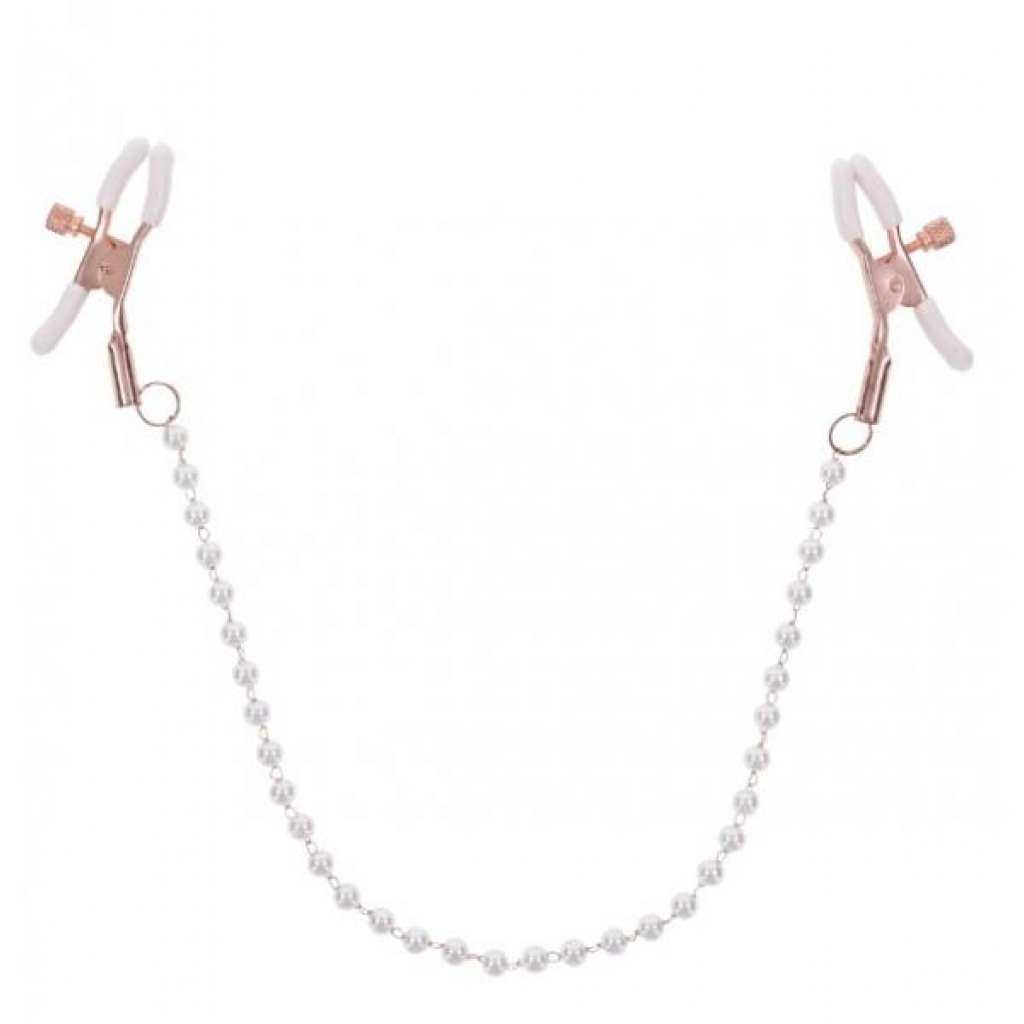 Peaches N Creame Pearl Nipple Clamps - Nipple Clamps