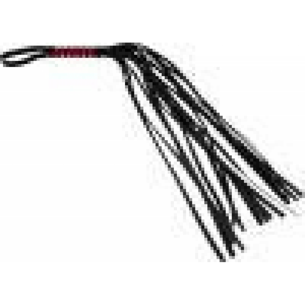 Sex & Mischief Red and Black Stripe Flogger - Floggers