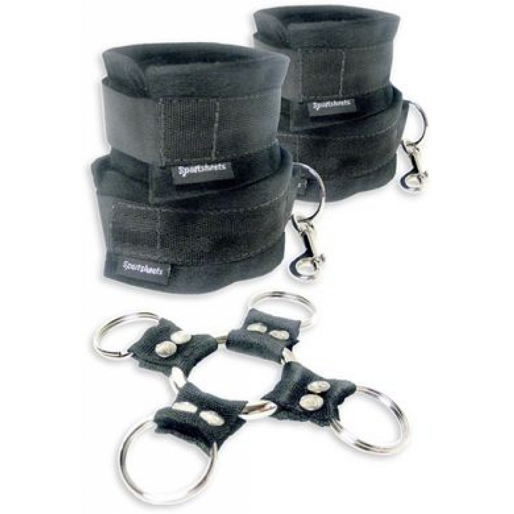 5-Piece Hog Tie and Cuff Restraint Set