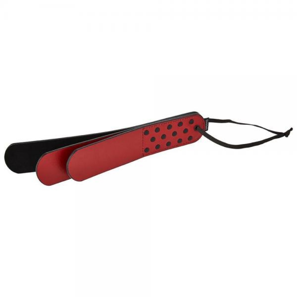 Sportsheets Saffron Layer Paddle Black Red - Paddles