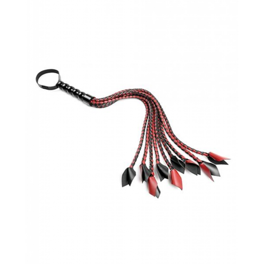 Saffron Braided Flogger - Elevate Your Impact Play