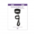 Sincerely Locking Lace Collar & Leash Black - Collars & Leashes